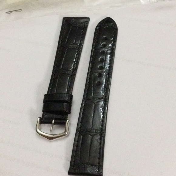 Cartier Shiny Black Alligator strap NEW Never Worn - Picture 5 of 11